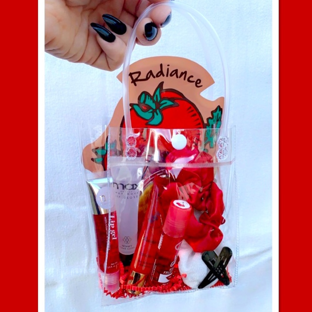 90’s Red Clear Bag Lip Gloss Bundle
